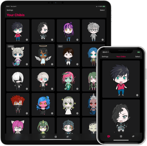 ChibiStudio is for iPad and iPhone